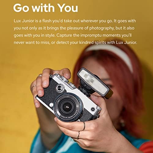 Godox Lux Lux Junior Câmera Retro Flash Speedlight Speedlite GN12 6000K ± 200K 7 Níveis na câmera compatível com Sony, Canon, Nikon,
