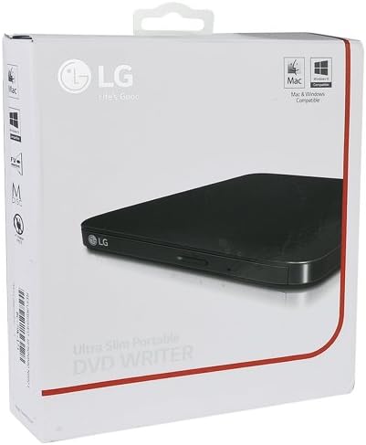 LG SP80NB80 8X DVD Externo DVD DVD ± RW DL USB 2.0 Ultra Slim Portable