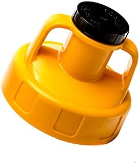 Sistemas de defesa fluida | Kit de tambor de petróleo de 10 litros com tampa de bico preto e tampa de utilidade amarela