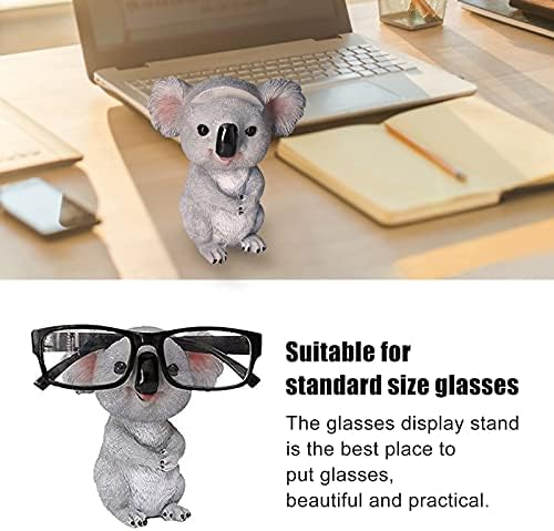 VIFEMIFY GLUSS DISPLAY STAND, resina Cute Koala Animal Shape Glasses Holder Ornament for Office Home Kids Dining Room
