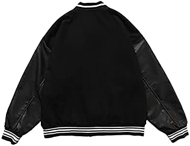 Jackets de beisebol DyGuyt Mens Classic Unisex Varsity Jackets