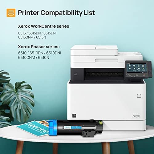 Phaser 6510 Centro de trabalho 6515 Toner Cartuction Compatível para Xerox Phaser 6510 WorkCentre 6515 Uso de toner para Xerox Phaser 6510/DNI 6510/N WorkCentre 6515/DNI 6515/DN