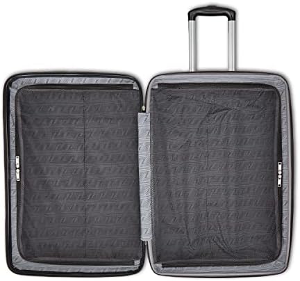 Samsonite Evolve Se Hardside Expandable Bagage com rodas de girador duplo, baixo preto, bagagem de mão