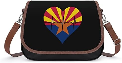 Adoro Arizona, bolsa de couro de couro cardíaco