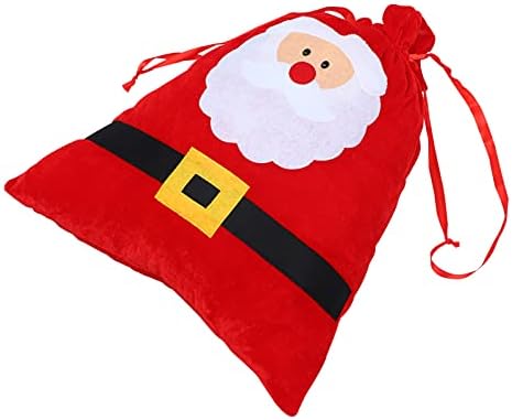 Nolitoy 8 PCS Bags, Santos. Com D em Design Presente Crianças Personalize Claus decoração Snata suprimentos de doces de tecido