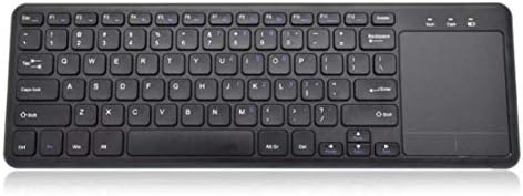 Teclado de onda de caixa compatível com Dell Precision 17 - Mediane Keyboard com Touchpad, USB FullSize Teclado PC PC TrackPad sem fio para Dell Precision 17 - Jet Black