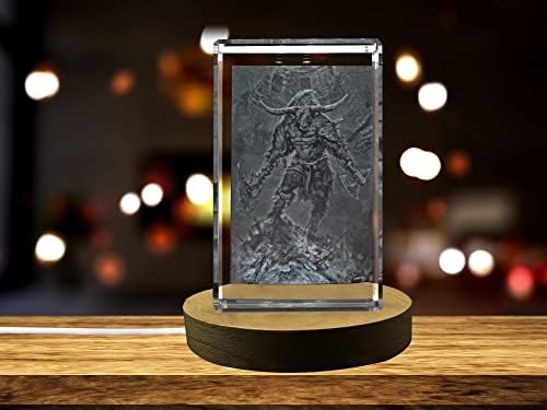 Minotaur 3D gravado Crystal 3D Gravado Cristal de lembrança/presente/decoração/colecionável/lembrança