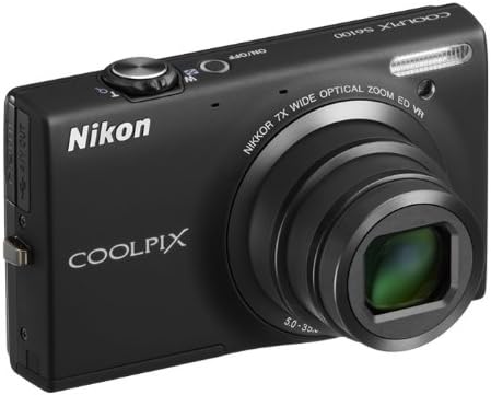 Nikon Coolpix S6100 Câmera digital de 16 MP com 7x lente de zoom óptico de ângulo larga de 7x Nikkor e LCD de painéis
