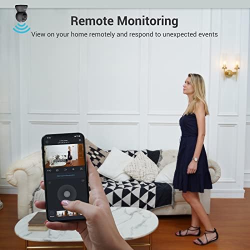 Blurams Indoor & Outdoor Security Camera Conjunto de câmera, câmeras para segurança doméstica com áudio de duas vias | Detecção