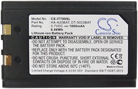 NUBODI Replacement for Battery CAS10 DT-5024LBAT, DT-5025LBAT, NSN6140-01-499-7364 DT-950, DT-X10, DT-X5, DT-X5M10E, DT-X5M10R,