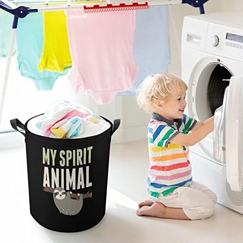 My Spirit Animal Animal Sloth Laundry Horty Treating Storage Storage Basket Basket Brey Toy Organizer Basket