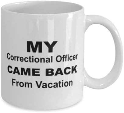Oficial Correcional Caneca, meu oficial correcional voltou de férias, novidades Idéias de presentes exclusivas para Oficial Correcional,
