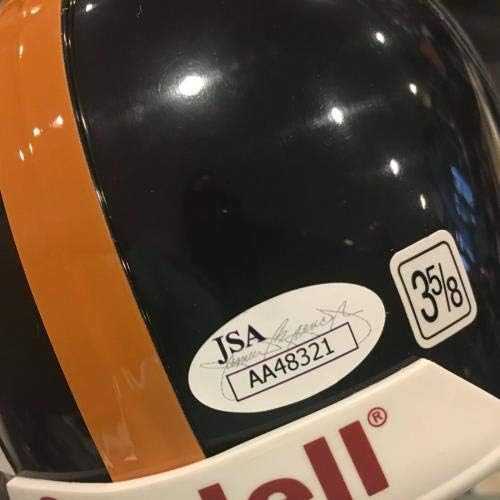 MEL BLOUNT HOF 89 Pittsburgh Steelers assinado Mini capacete JSA Authentic - Mini capacetes autografados da NFL