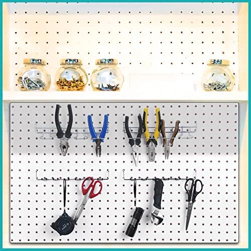 6 peças PEGBOARD Chavedores de fenda Organizador Pegboard Pelier Pelier