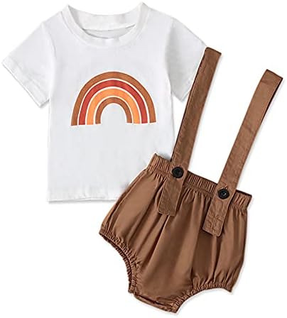 Parabéns Baby Gift Basket Suspender Shirt Prind Roupfits