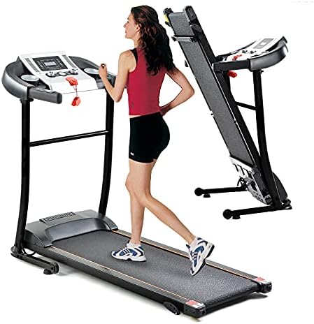 Treadmill de esteira elétrica de caminhada para corrida Exercício de corrida de corrida Treadmill dobrável com inclinação para corrida