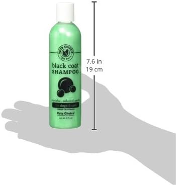 Extensão de saúde shampoo de casaco preto
