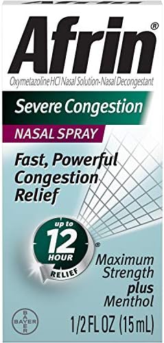Afrin Congestão grave Spray nasal 15 ml, pacote de 2