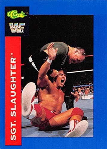 1991 Classic WWF Wrestling 61 SGT. Massacre