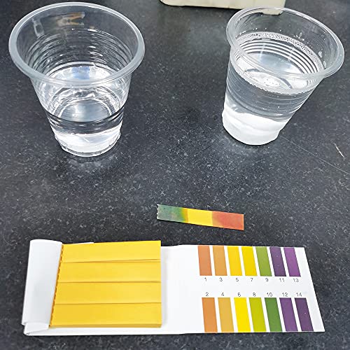 Tiras de teste de pH jimitop, 10 pacotes de 800 tiras pH 1-14 papel de teste, para urina, saliva, água potável, piscina, spa,