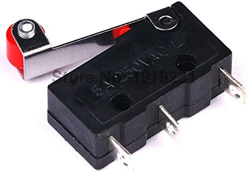 10pcs Micro roller alavanca de alavanca normalmente abre o interruptor limite de fechamento KW12-3 125V 5A