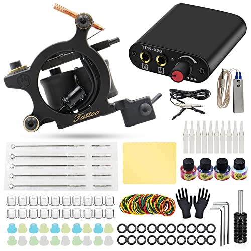 WZPB 1PC Bobina Kit de Máquina de Máquina de Máquina Profissional Máquina de Máquina com Prática de Presente Para Iniciantes e Artistas