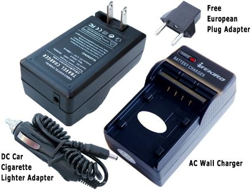 Kit de carregador de bateria Itekiro para Penxtax D-Li92 D-BC92 Optio I-10 X70 RZ10 Câmeras digitais