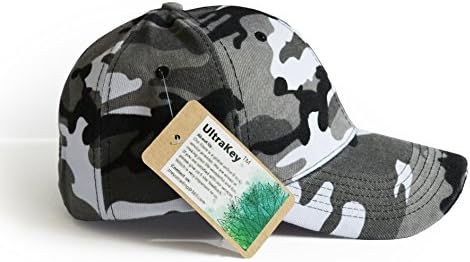 Ultrakey masculino exército feminino CAMO CAP Baseball Casquette Camuflando chapéus para caçar atividades de pesca ao ar livre