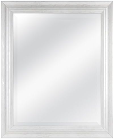 MCS 22 por 28 polegadas espelho da colher, 27,5 por 33,5 polegadas de dimensão externa, acabamento de lavagem branca 20548, 27,5 x 33,5