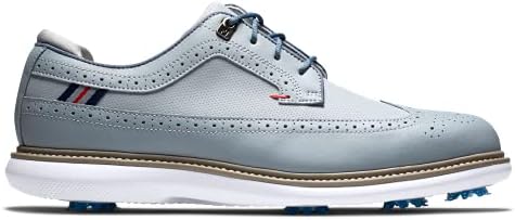 Footjoy Men's Traditions-Wing Tip Golf Sapato