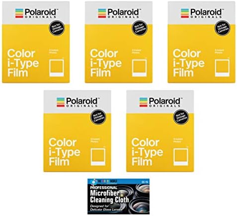 Filme instantâneo brilhante/polaroid de cor brilhante para os originais da Polaroid I-Type OneStep2 Câmera-5-PACK