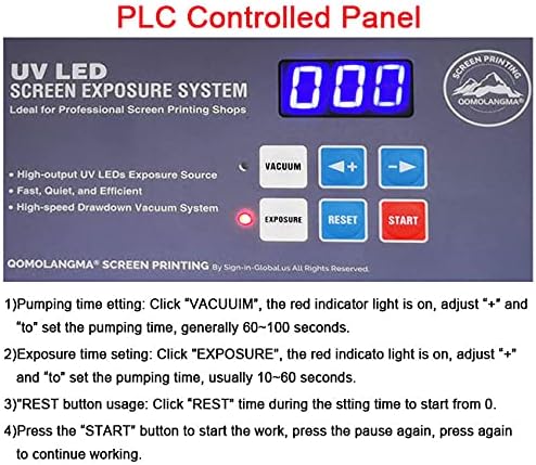 Tabletop Precise 20 x 24 80w Vacuum LED UV Unidade de exposição UV Máquina de exposição a vácuo LED