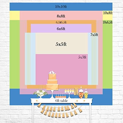 Riyidecor Candyland Lollipop Rainbow Castle Photo Caso-pano de fundo Polyester Cartoon Kids Kids 8x6 pés Sorvetes Cloud Lawn Photography