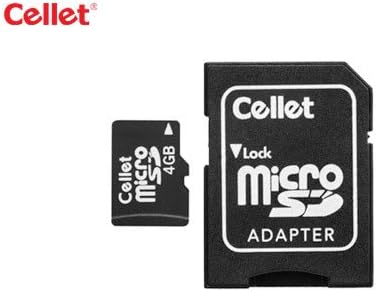Cartão de memória MicroSD 4GB do celular para o telefone UtStarCom PPC5050 com adaptador SD.