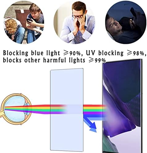 VAXSON 3-PACK Anti-Blue Light Screen Protector, compatível com Garmin Edge 830/530 / 830J / 30J TPU Protetores de filme Adesivo [Não tempered vidro]