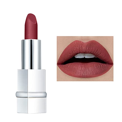 O outfmvch descasca o batom de batom de batom de tinta Lip Gloss Lipcolor de alto impacto com fórmula cremosa hidratante Cuidado com os lábios e a base dos lábios batom de maiúsculas tapete