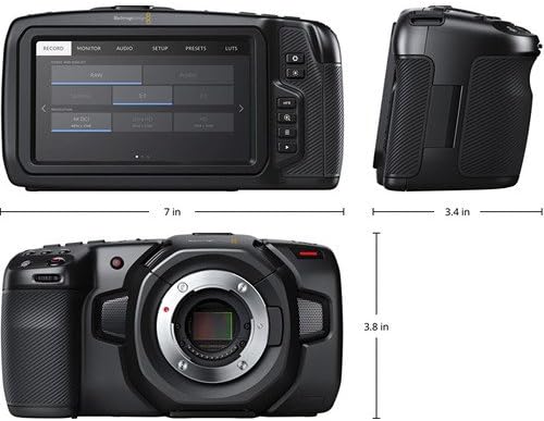 Blackmagic Design Pocket Cinema Câmera 4K com pacote de acessórios para iniciantes-inclui: Cartão de memória SDXC de