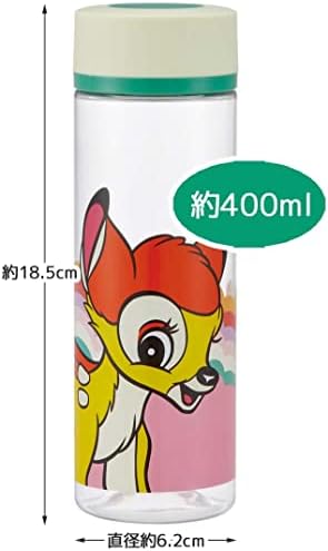 Skatista SDPC4-A Disney Retro Bambi Caneca Bottle, 13,5 fl oz, retenção quente e fria, aço inoxidável, garrafa de água