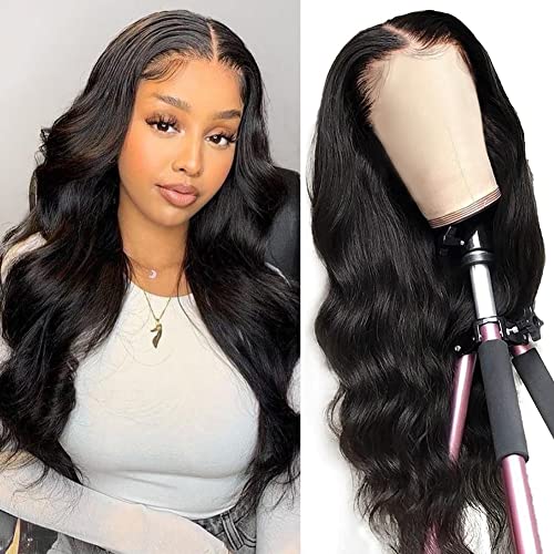 Hedy 10a perucas de cabelo humano para mulheres negras 180 Densidade HD transparente onda corporal Lace Front Wigs