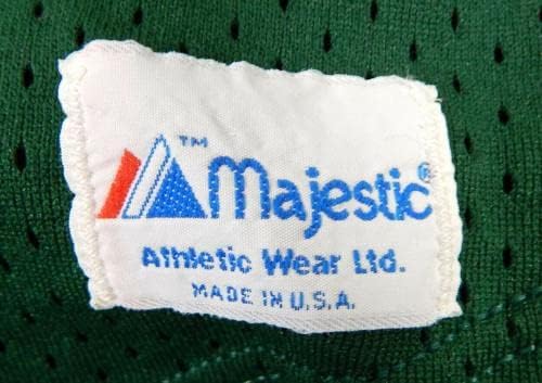 1984-92 OAKLAND A's Athletics 7 Game usou Green Jersey Batting Practice 206 - Jerseys de MLB usados ​​no jogo MLB