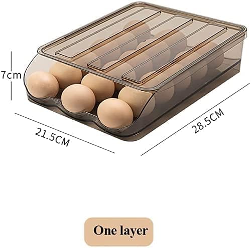 Xinrongmaoyi caixa de ovo de ovo de rolamento automático de cozinha de cozinha armazenamento de ovos de ovo doméstico gaveta