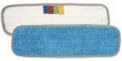 O'Dell Echoline Microfiber Wet Pad, 5 x 18 azul, pack Qty 12 MFM185B-CF, lote de 12