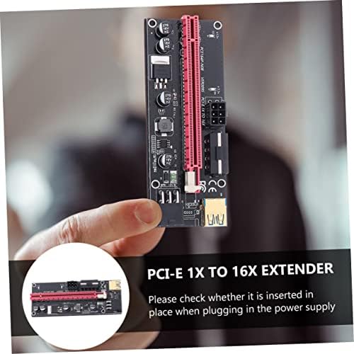 Solustre 10 Define PCI-E RISER Extensão Adaptador de Cordão Adaptador de Computador PCI Express Riser PCI-E 1x a 16x RISER PCI