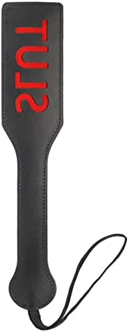 Paddle de palmada de vagabunda de Venesun, 12,6 polegadas de couro falso para adultos BDSM Play, preto