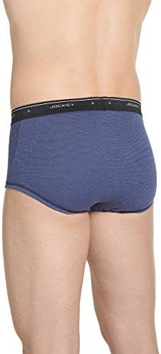 Jockey Men's Underwear Classic Full Rise Brief - 6 pacote