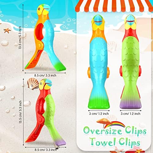 10 PCs Praia Toalhas Clipes Towel