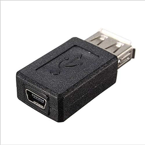 Cabos de dados lysee - alta velocidade USB 2.0 Tipo A fêmea a mini USB 5pin B Feminino Conversor Femintor Transferência