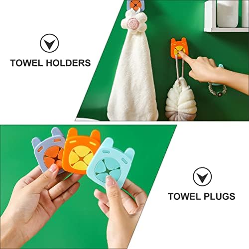 LioBo 3pcs Profissional Punch Punch grátis Racks de armazenamento Plugs Toalhas Decor de toalhas de toalhas