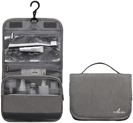 Bolsa de higiene pessoal pendurada - Organizador de maquiagem portátil de viagem, para homens e mulheres, bolsa de banho