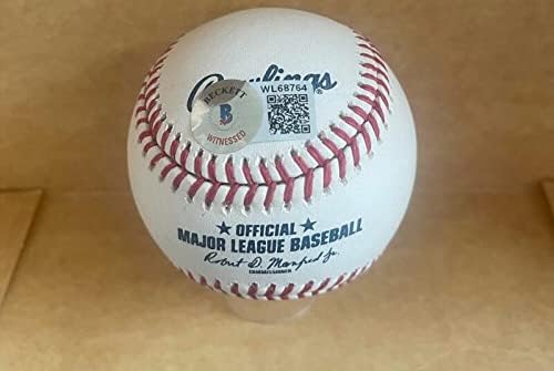 Trent Grisham San Diego Padres assinou autografado M.L. Baseball Bas testemunhou